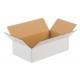 White flap cardboard box 250x150x80 with print