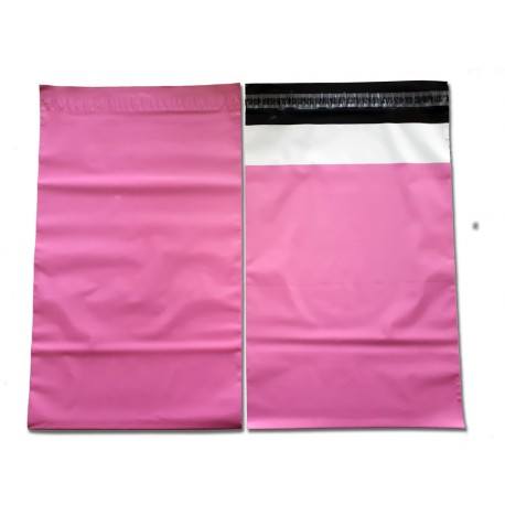 Rosa poly mailers 24x35cm