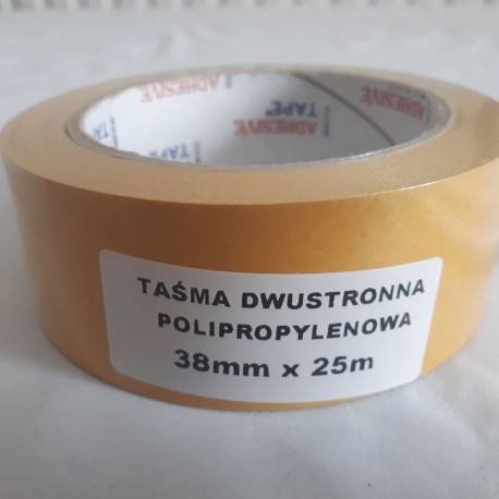 Double-sided polypropylene tape