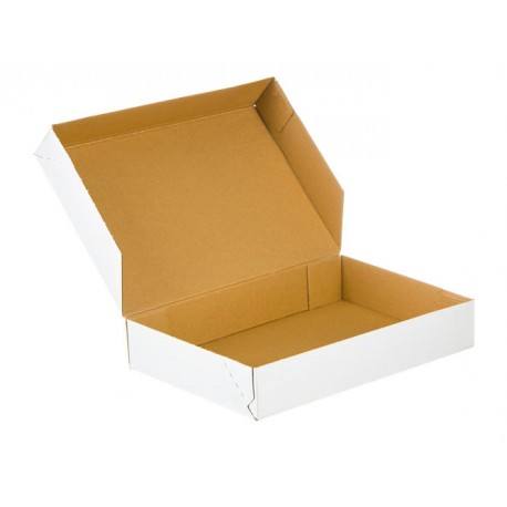 Sada bílé lepenkové krabice 320x220x60 20 ks