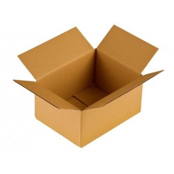 White flap cardboard box 350x250x150 kpl. 20pcs.