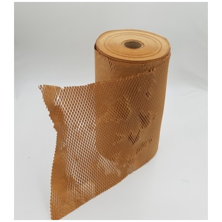 MaxAwe Carta a nido d'ape, 300 mm x 50 m, materiale di imballaggio, rotolo  di carta kraft con 20 m di corda di canapa e 20 etichette, per imballaggio/stoccaggio  oggetti : .it